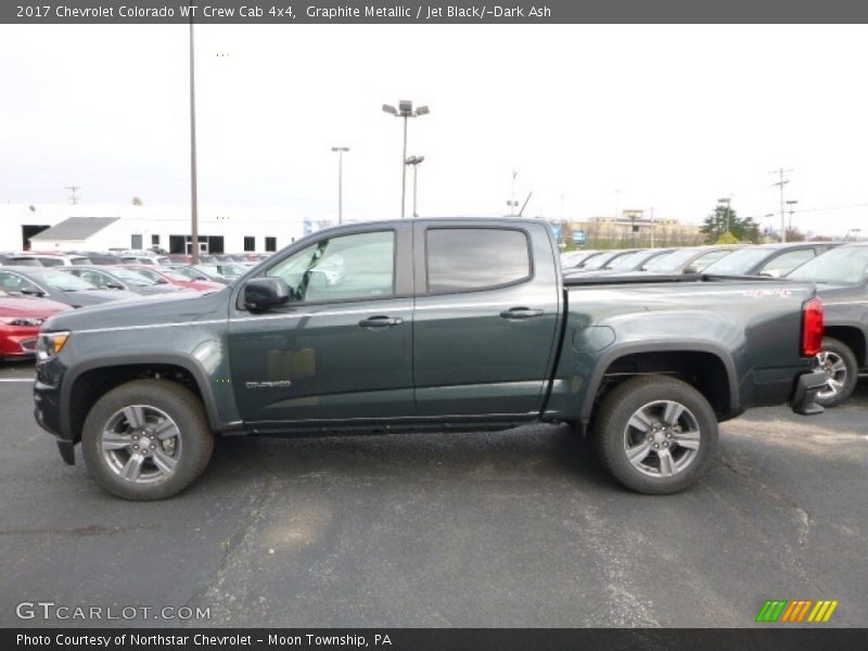 Graphite Metallic / Jet Black/­Dark Ash 2017 Chevrolet Colorado WT Crew Cab 4x4