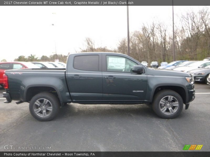 Graphite Metallic / Jet Black/­Dark Ash 2017 Chevrolet Colorado WT Crew Cab 4x4