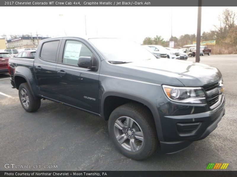 Graphite Metallic / Jet Black/­Dark Ash 2017 Chevrolet Colorado WT Crew Cab 4x4