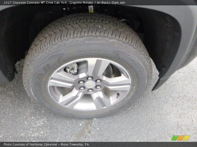 Graphite Metallic / Jet Black/­Dark Ash 2017 Chevrolet Colorado WT Crew Cab 4x4