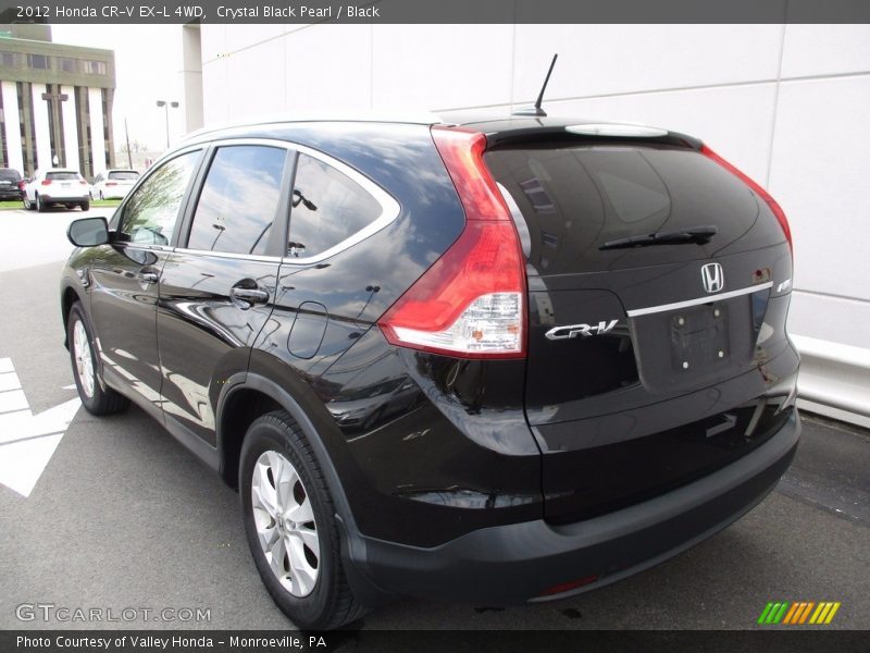 Crystal Black Pearl / Black 2012 Honda CR-V EX-L 4WD