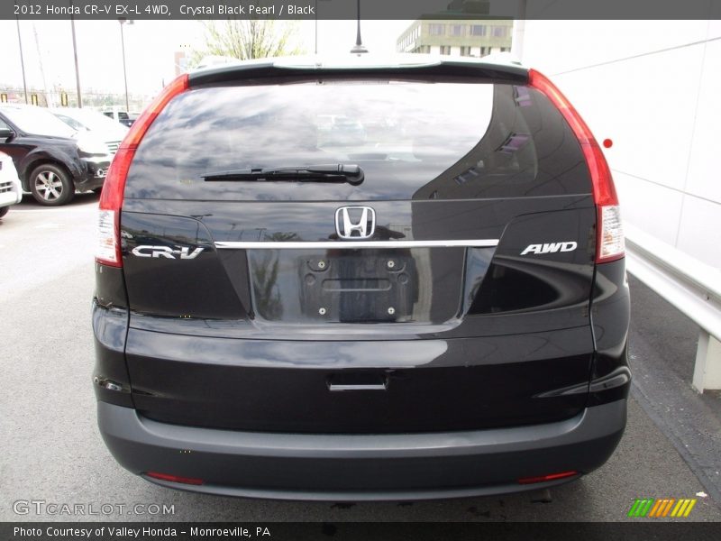 Crystal Black Pearl / Black 2012 Honda CR-V EX-L 4WD