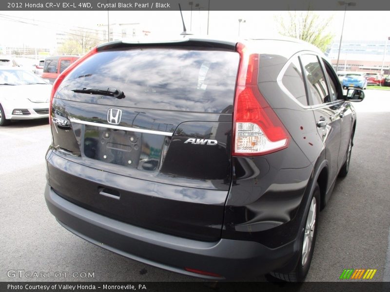 Crystal Black Pearl / Black 2012 Honda CR-V EX-L 4WD