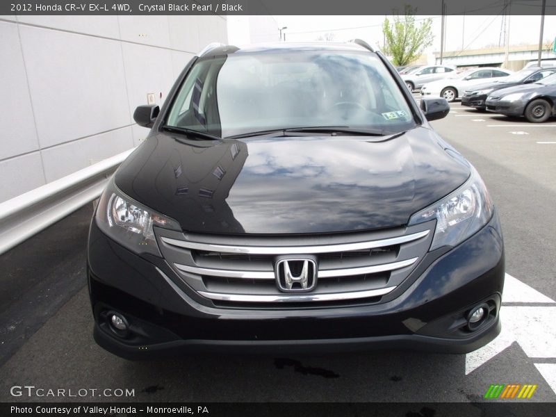Crystal Black Pearl / Black 2012 Honda CR-V EX-L 4WD