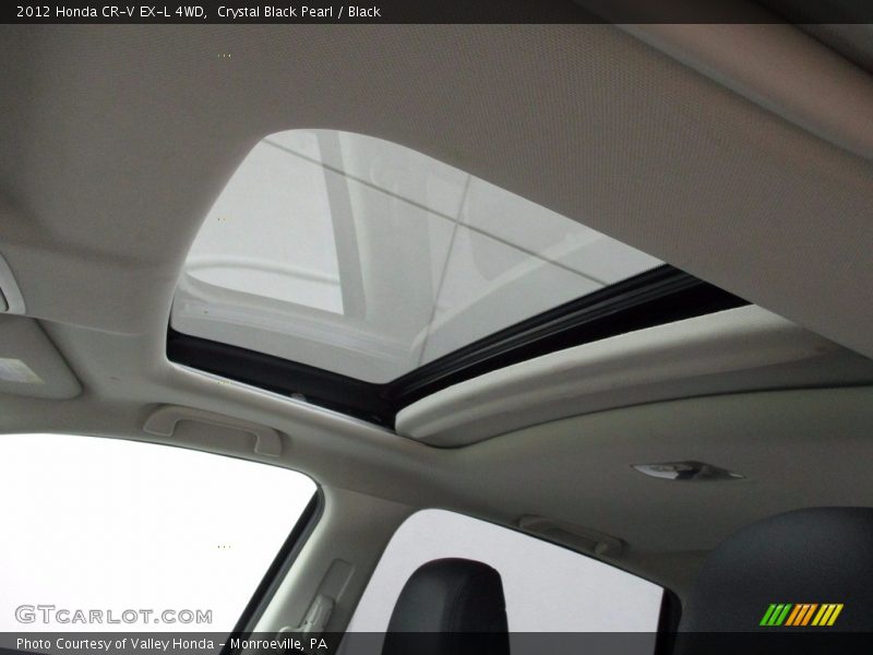 Crystal Black Pearl / Black 2012 Honda CR-V EX-L 4WD