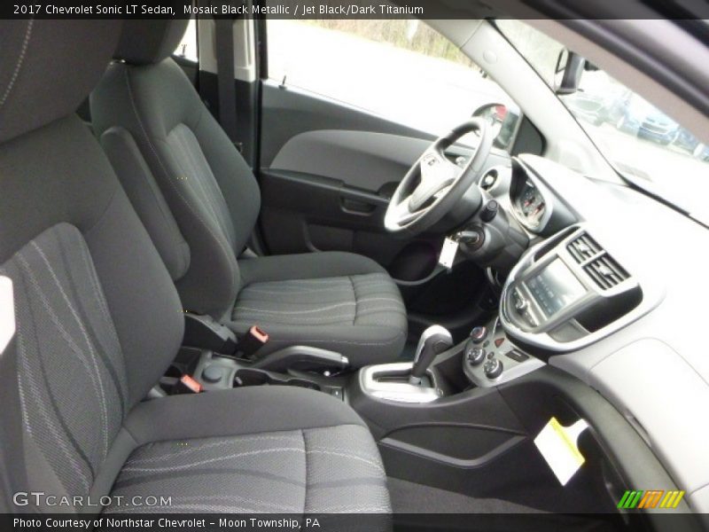 Mosaic Black Metallic / Jet Black/Dark Titanium 2017 Chevrolet Sonic LT Sedan