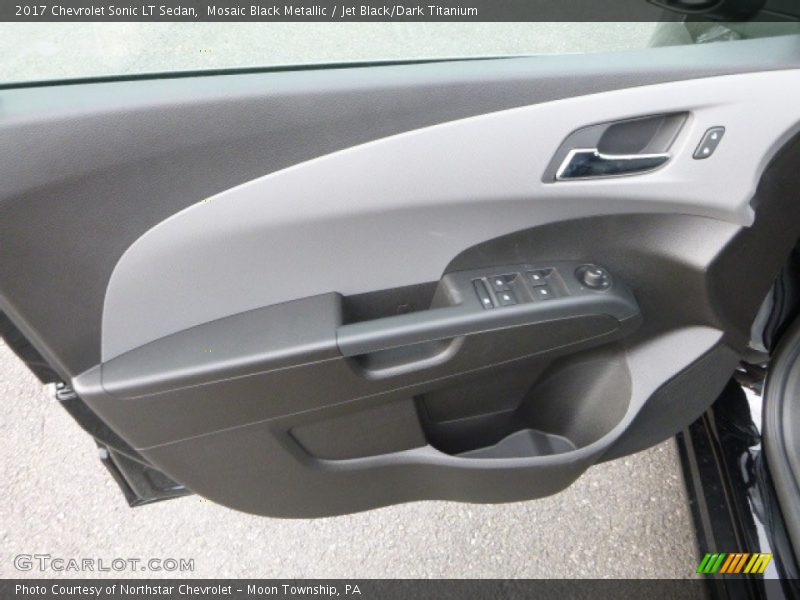 Mosaic Black Metallic / Jet Black/Dark Titanium 2017 Chevrolet Sonic LT Sedan