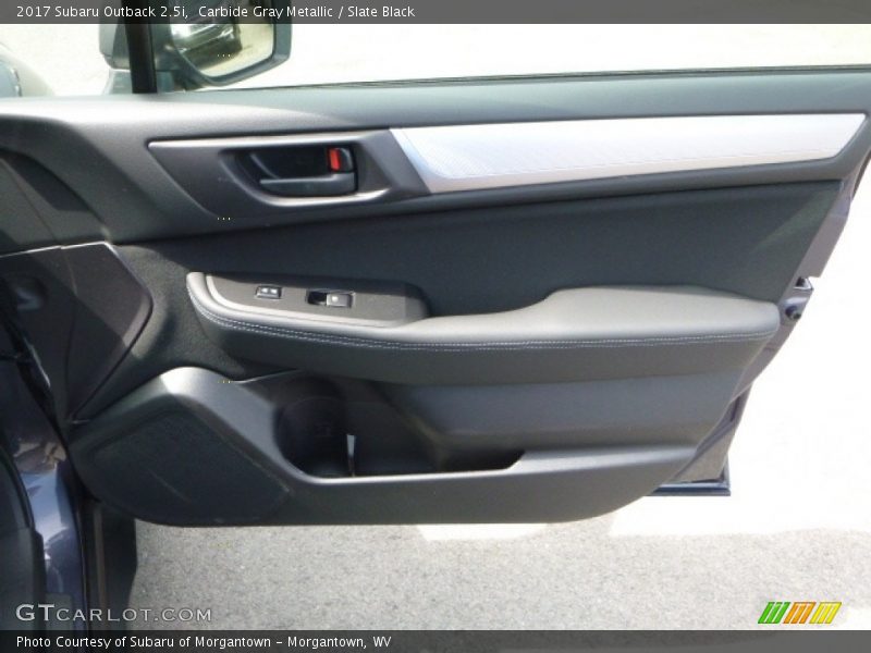 Carbide Gray Metallic / Slate Black 2017 Subaru Outback 2.5i