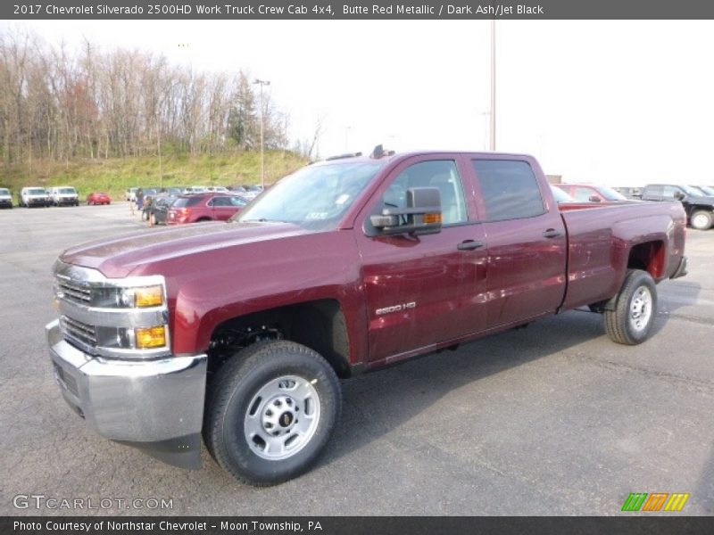 Butte Red Metallic / Dark Ash/Jet Black 2017 Chevrolet Silverado 2500HD Work Truck Crew Cab 4x4