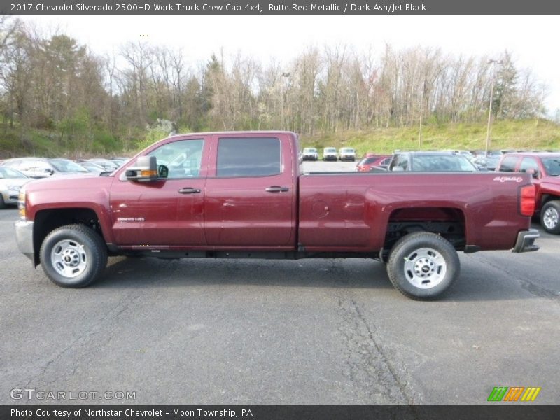 Butte Red Metallic / Dark Ash/Jet Black 2017 Chevrolet Silverado 2500HD Work Truck Crew Cab 4x4