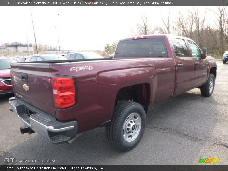 Butte Red Metallic / Dark Ash/Jet Black 2017 Chevrolet Silverado 2500HD Work Truck Crew Cab 4x4