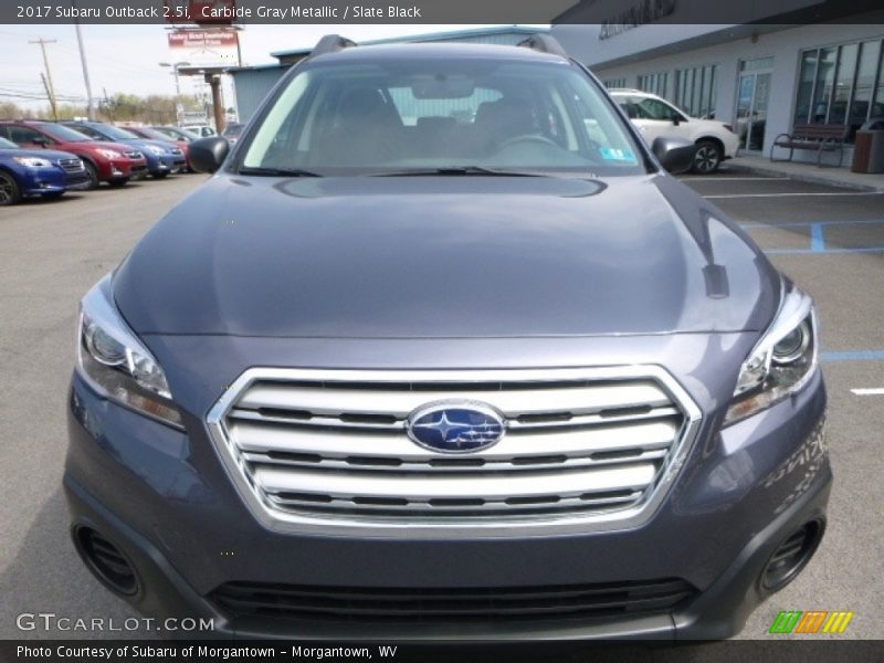 Carbide Gray Metallic / Slate Black 2017 Subaru Outback 2.5i