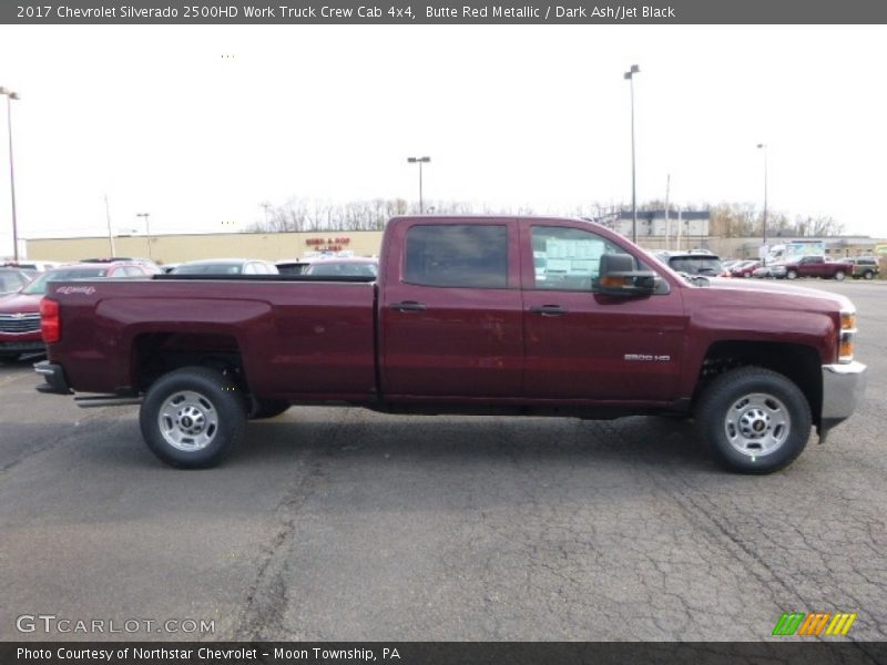 Butte Red Metallic / Dark Ash/Jet Black 2017 Chevrolet Silverado 2500HD Work Truck Crew Cab 4x4