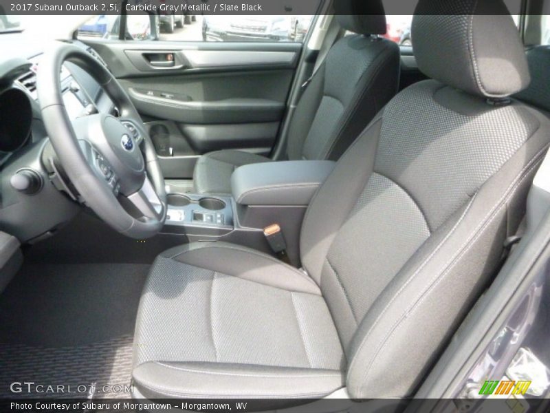 Carbide Gray Metallic / Slate Black 2017 Subaru Outback 2.5i