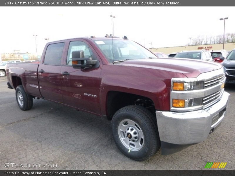 Butte Red Metallic / Dark Ash/Jet Black 2017 Chevrolet Silverado 2500HD Work Truck Crew Cab 4x4