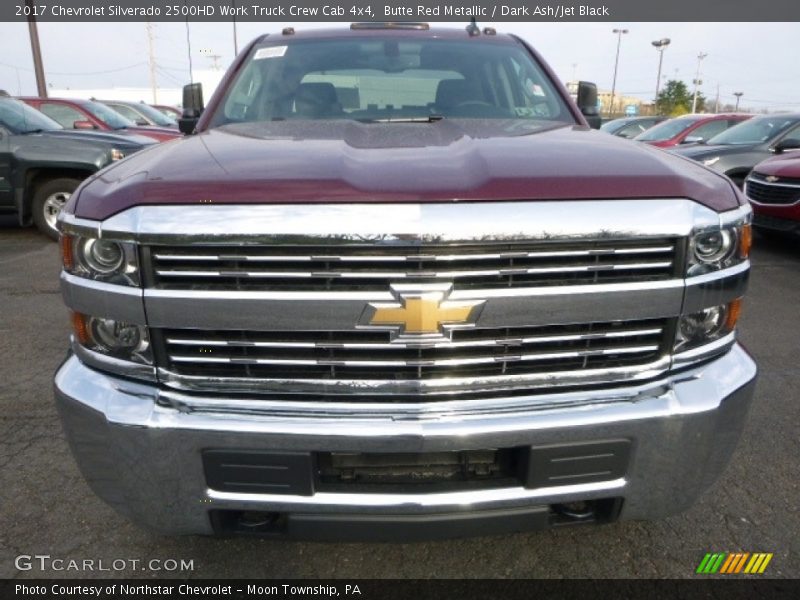 Butte Red Metallic / Dark Ash/Jet Black 2017 Chevrolet Silverado 2500HD Work Truck Crew Cab 4x4