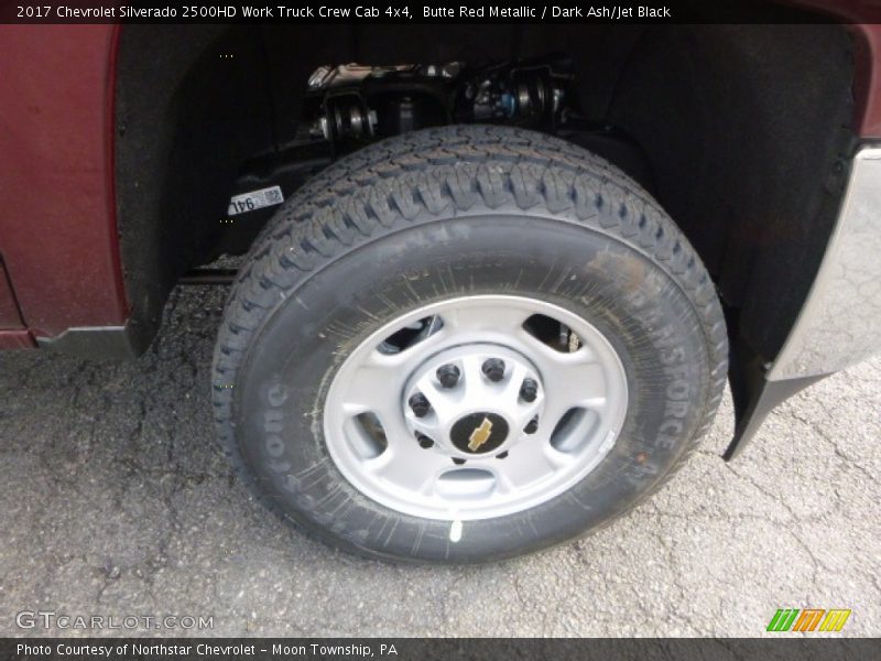 Butte Red Metallic / Dark Ash/Jet Black 2017 Chevrolet Silverado 2500HD Work Truck Crew Cab 4x4