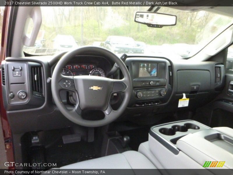 Butte Red Metallic / Dark Ash/Jet Black 2017 Chevrolet Silverado 2500HD Work Truck Crew Cab 4x4