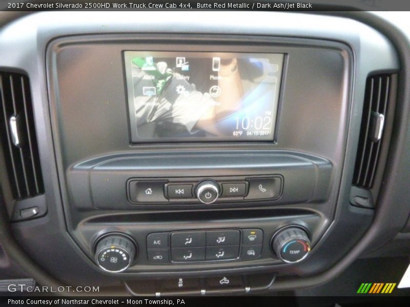 Butte Red Metallic / Dark Ash/Jet Black 2017 Chevrolet Silverado 2500HD Work Truck Crew Cab 4x4