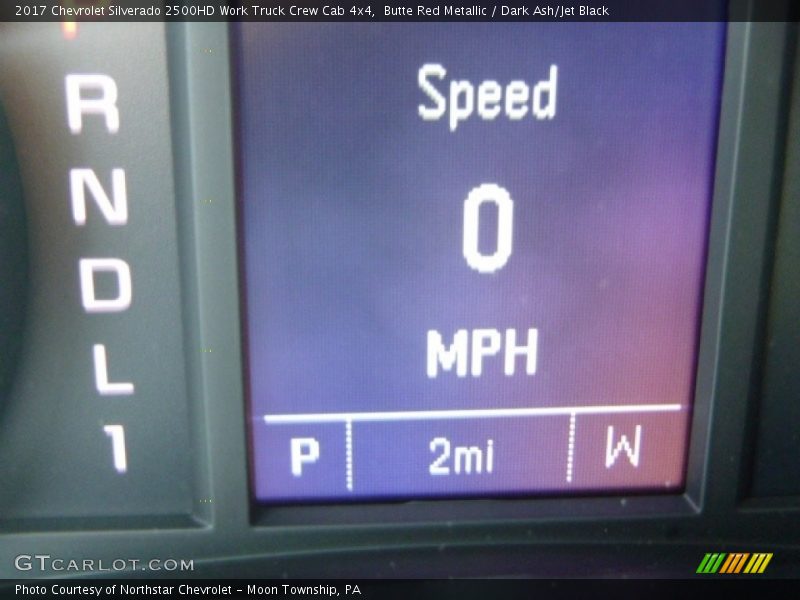 Butte Red Metallic / Dark Ash/Jet Black 2017 Chevrolet Silverado 2500HD Work Truck Crew Cab 4x4