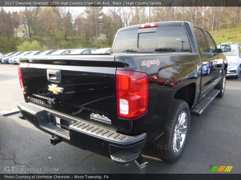 Black / High Country Saddle 2017 Chevrolet Silverado 1500 High Country Crew Cab 4x4