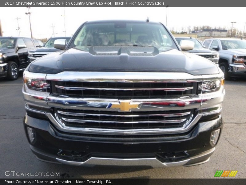 Black / High Country Saddle 2017 Chevrolet Silverado 1500 High Country Crew Cab 4x4