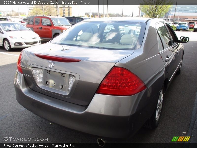 Carbon Bronze Pearl / Ivory 2007 Honda Accord EX Sedan