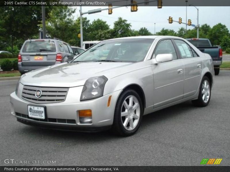 Light Platinum / Light Gray/Ebony 2005 Cadillac CTS Sedan