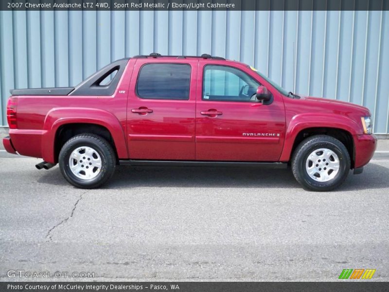 Sport Red Metallic / Ebony/Light Cashmere 2007 Chevrolet Avalanche LTZ 4WD
