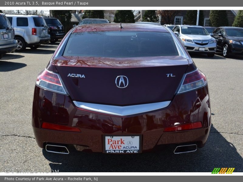 Basque Red Pearl / Taupe 2010 Acura TL 3.5