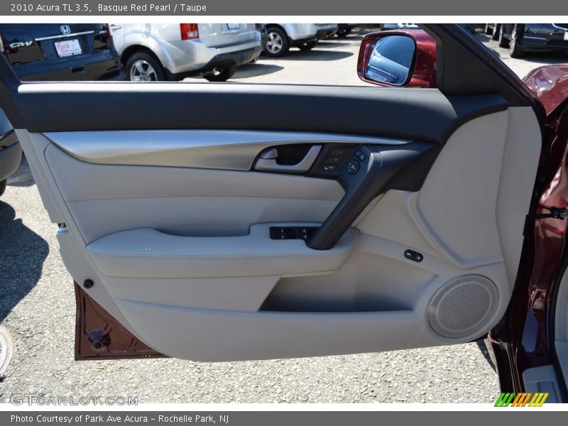 Basque Red Pearl / Taupe 2010 Acura TL 3.5