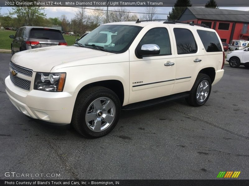White Diamond Tricoat / Light Titanium/Dark Titanium 2012 Chevrolet Tahoe LTZ 4x4