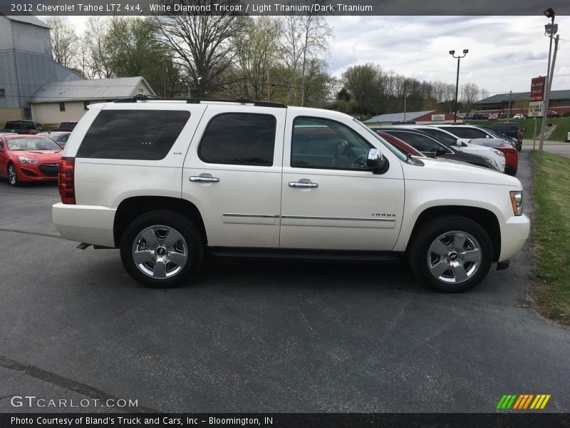 White Diamond Tricoat / Light Titanium/Dark Titanium 2012 Chevrolet Tahoe LTZ 4x4