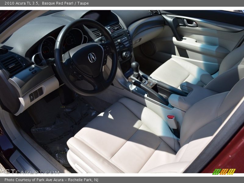 Basque Red Pearl / Taupe 2010 Acura TL 3.5