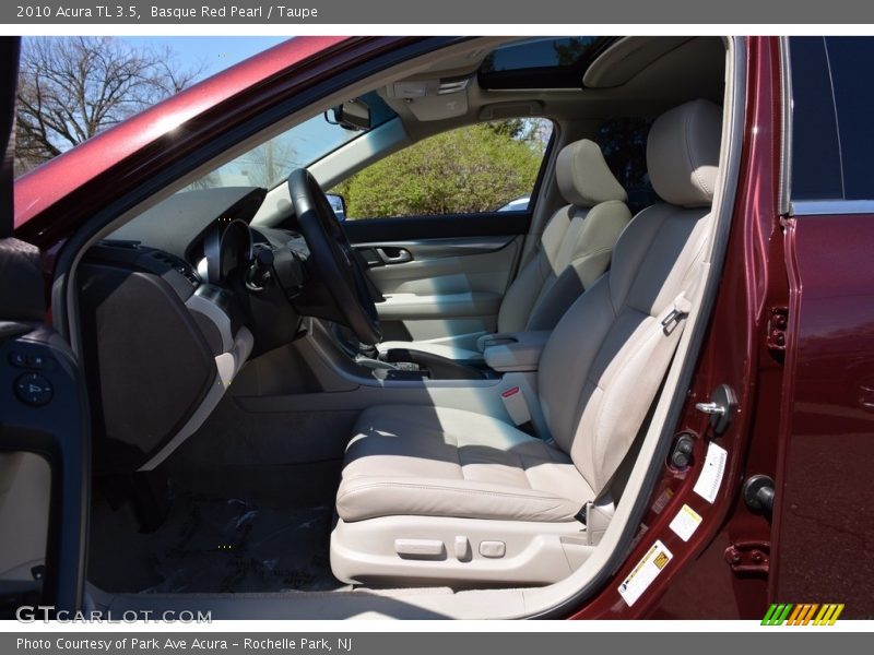 Basque Red Pearl / Taupe 2010 Acura TL 3.5