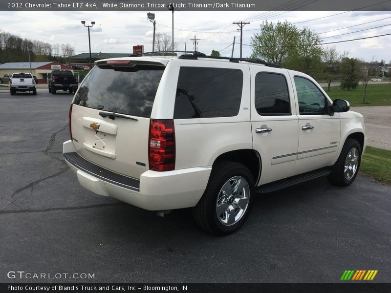 White Diamond Tricoat / Light Titanium/Dark Titanium 2012 Chevrolet Tahoe LTZ 4x4