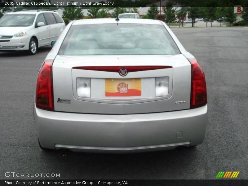 Light Platinum / Light Gray/Ebony 2005 Cadillac CTS Sedan