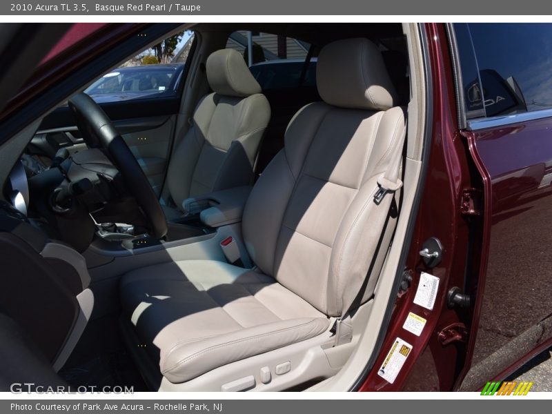 Basque Red Pearl / Taupe 2010 Acura TL 3.5
