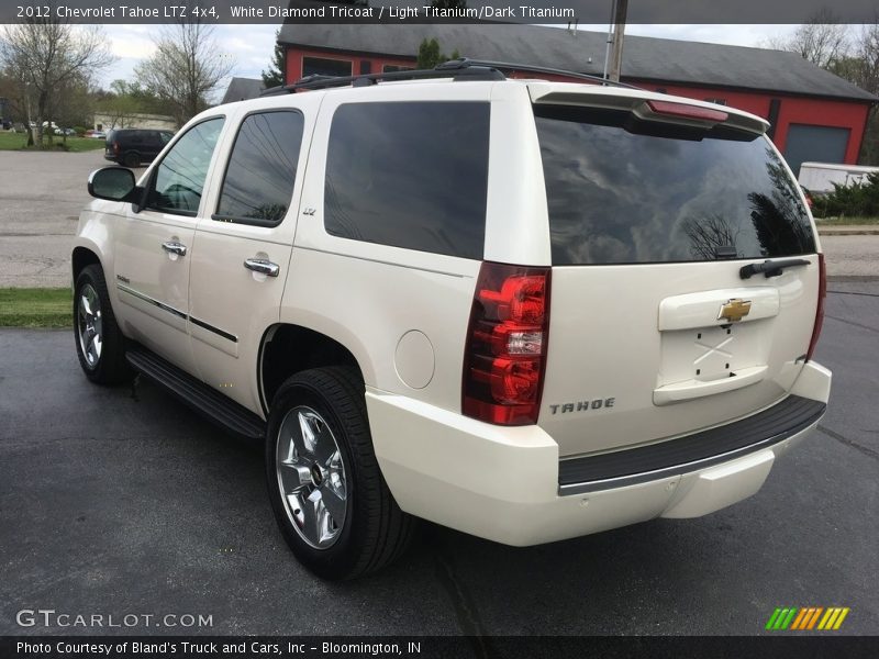 White Diamond Tricoat / Light Titanium/Dark Titanium 2012 Chevrolet Tahoe LTZ 4x4