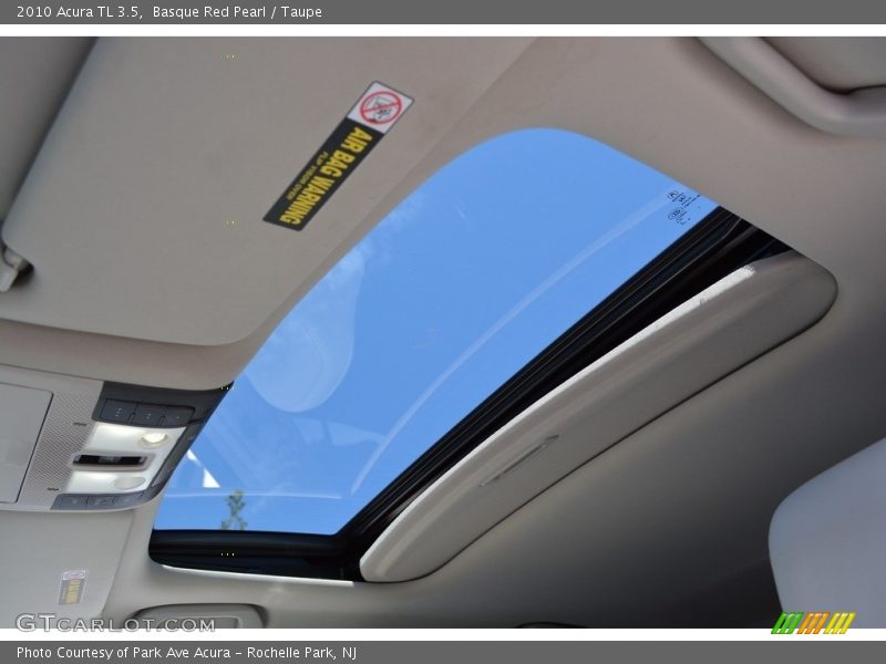 Basque Red Pearl / Taupe 2010 Acura TL 3.5