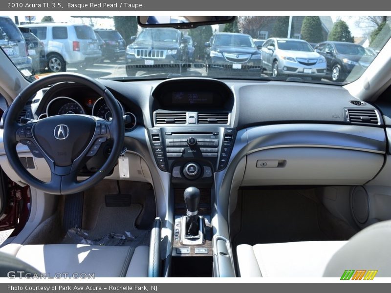 Basque Red Pearl / Taupe 2010 Acura TL 3.5