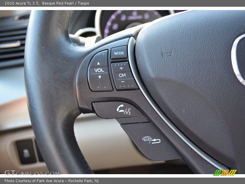 Basque Red Pearl / Taupe 2010 Acura TL 3.5