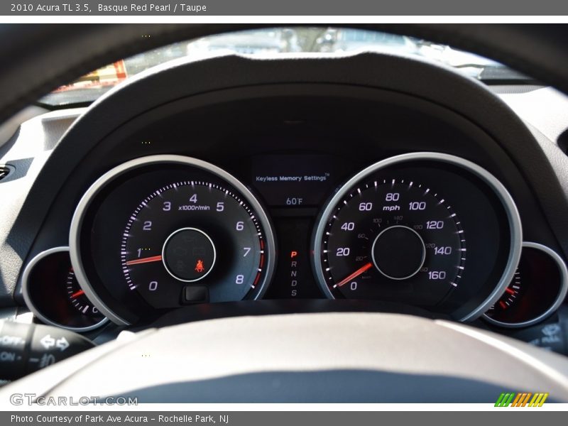 Basque Red Pearl / Taupe 2010 Acura TL 3.5