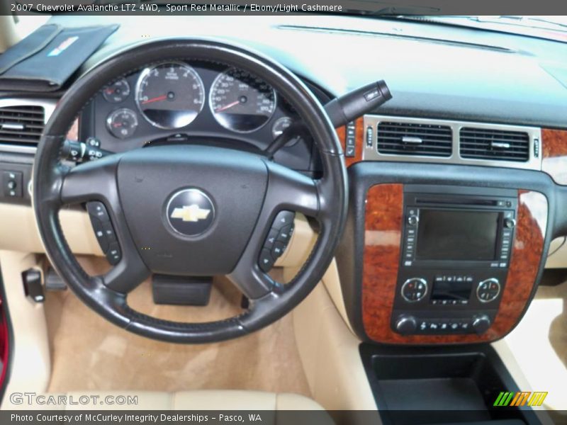 Sport Red Metallic / Ebony/Light Cashmere 2007 Chevrolet Avalanche LTZ 4WD