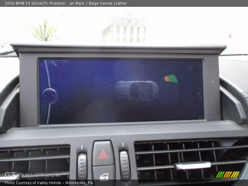 Jet Black / Beige Kansas Leather 2009 BMW Z4 sDrive35i Roadster