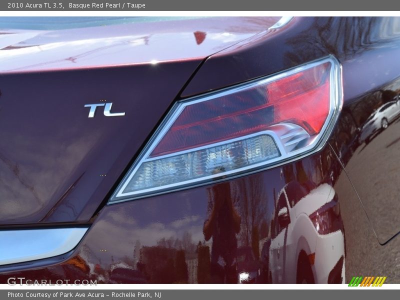 Basque Red Pearl / Taupe 2010 Acura TL 3.5