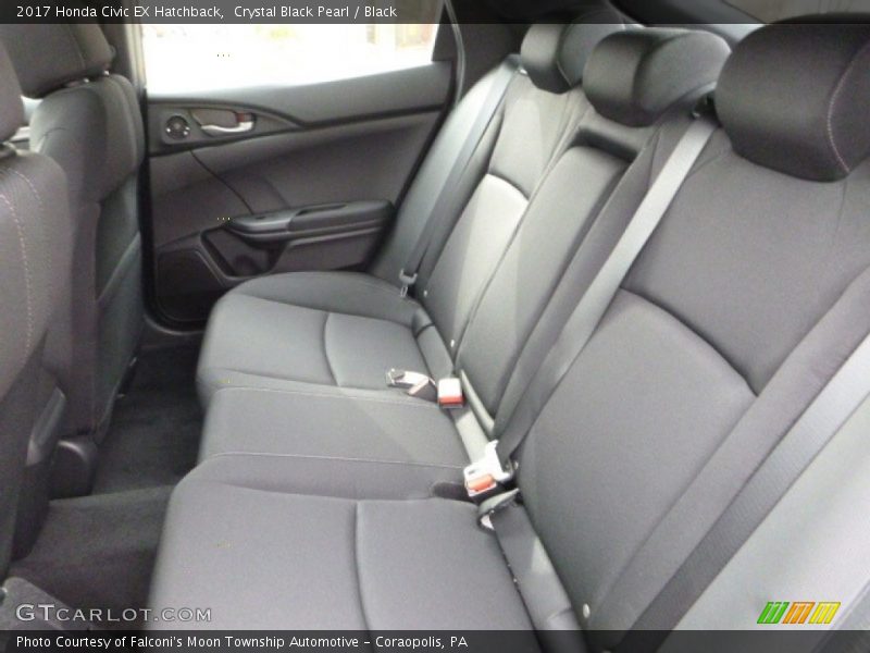 Crystal Black Pearl / Black 2017 Honda Civic EX Hatchback