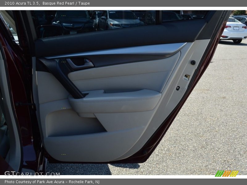 Basque Red Pearl / Taupe 2010 Acura TL 3.5