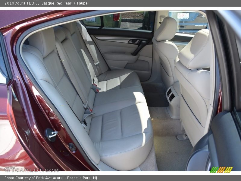 Basque Red Pearl / Taupe 2010 Acura TL 3.5