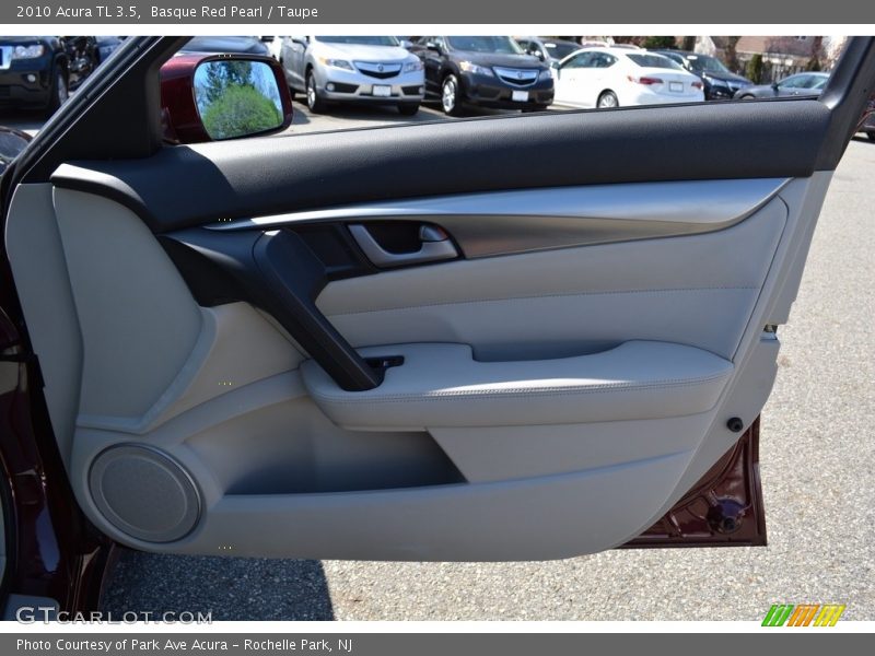 Basque Red Pearl / Taupe 2010 Acura TL 3.5